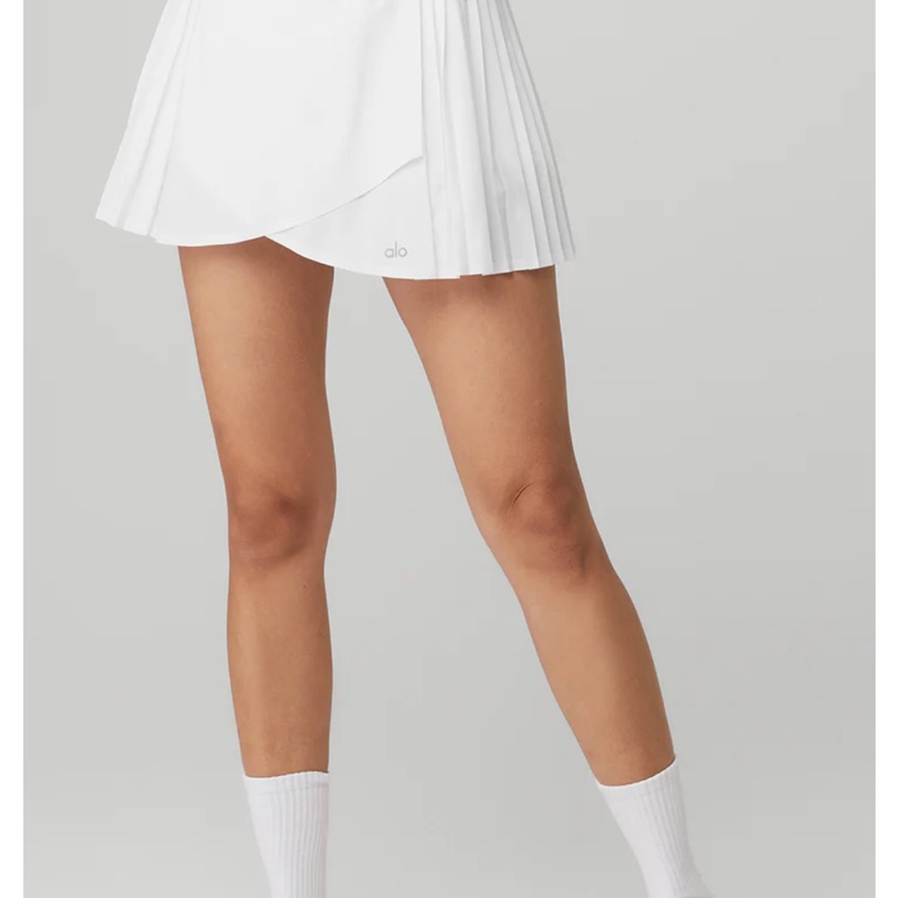 ALO Yoga White Mini Skirt